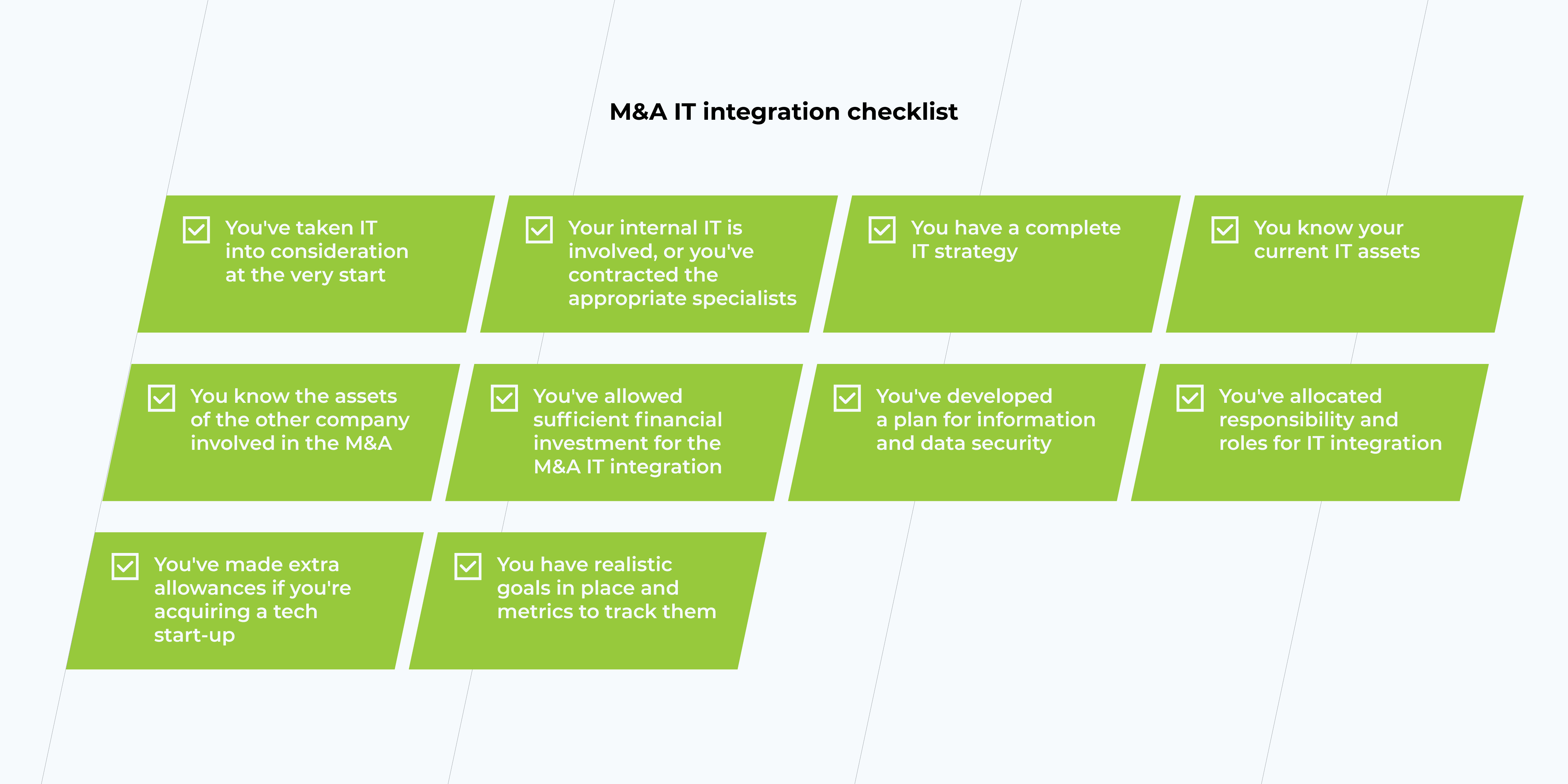 IT integration checklist