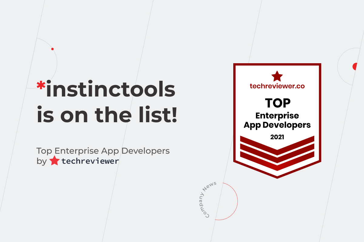 *instinctools is Among Top App Development Companies for Enterprises