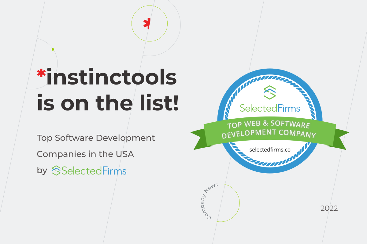 Selected Firms Recognize *instinctools as One of the Top Software Development Companies in the USA
