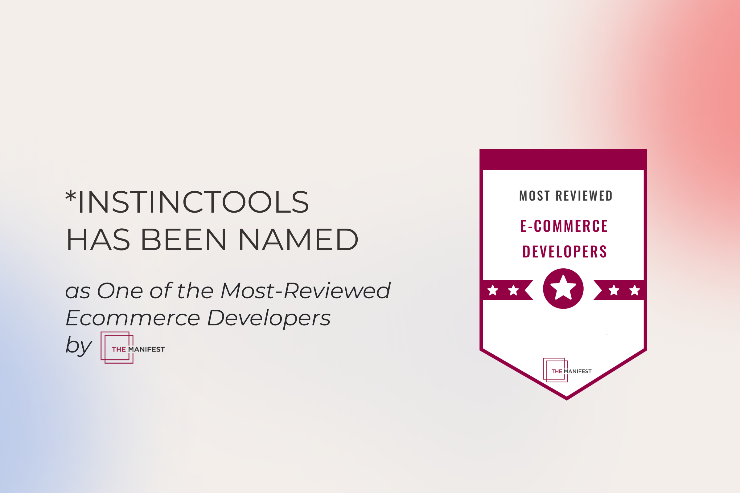 Instinctools Is Named One of the Most-Reviewed Ecommerce Developers