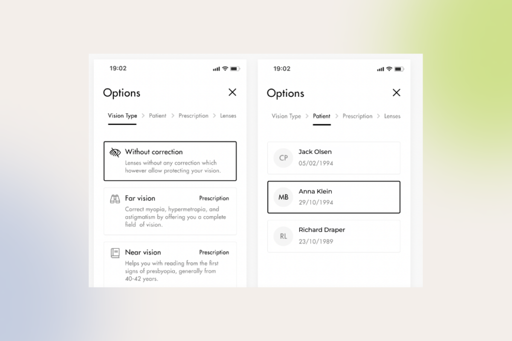 step-by-step checkout process