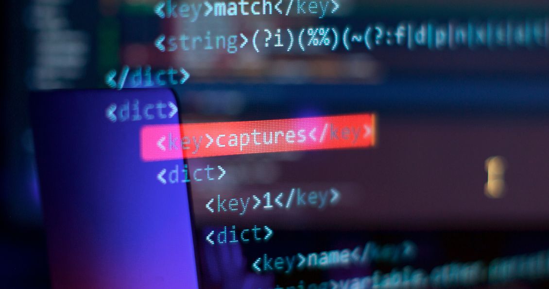 PHP code example on the monitor