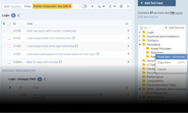 Jira test management integration with TestRail