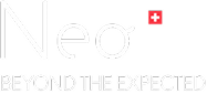Neo beyond the expected white logo