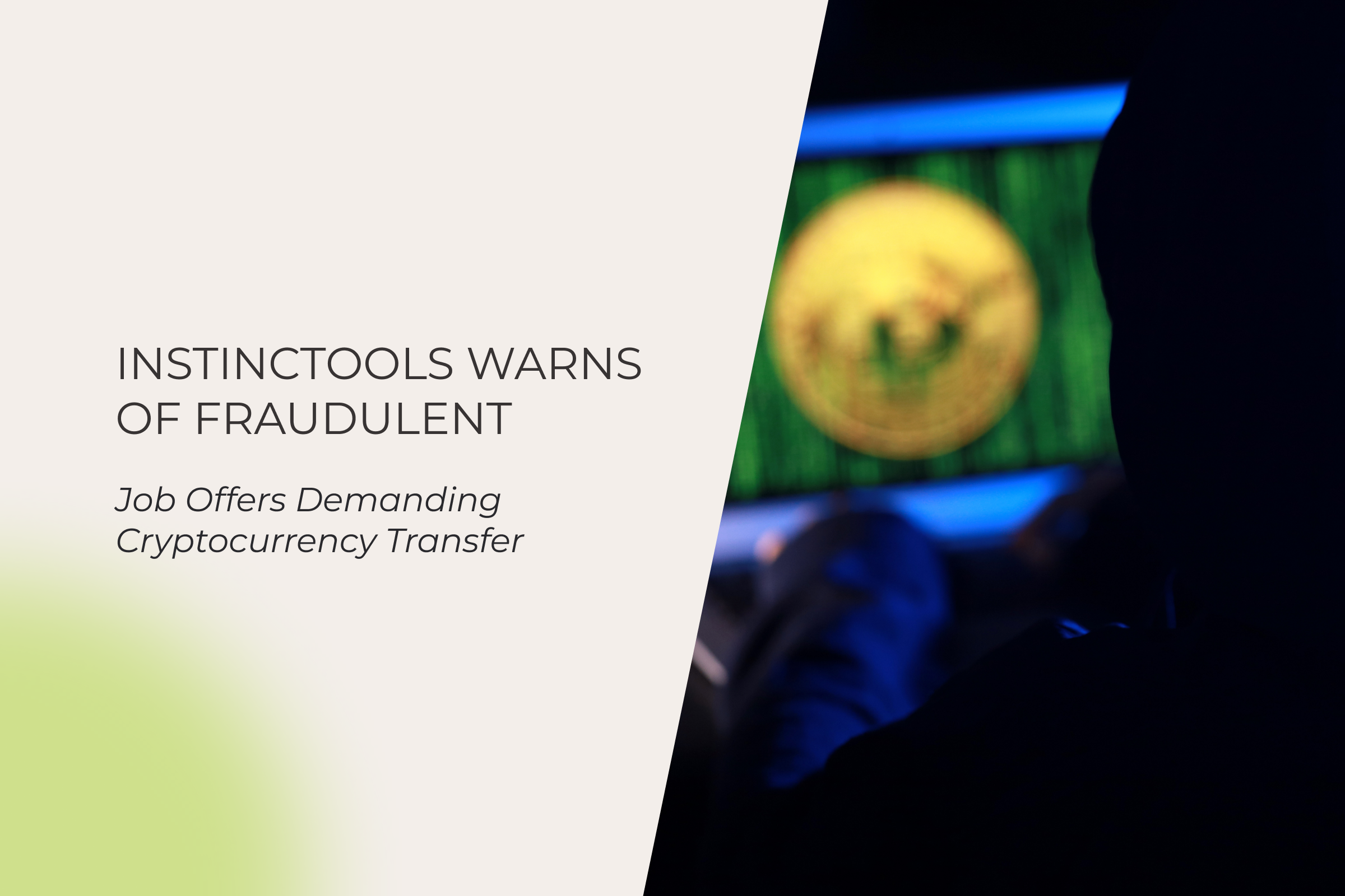 Instinctools Warns of Fraudulent Job Offers Demanding Cryptocurrency Transfers