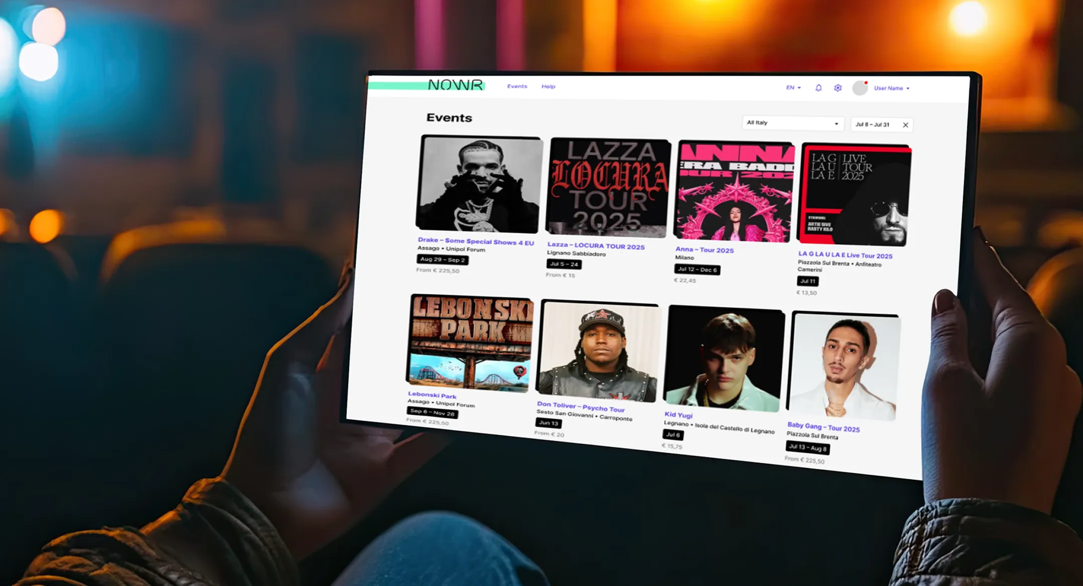 Ticketing Platform preview